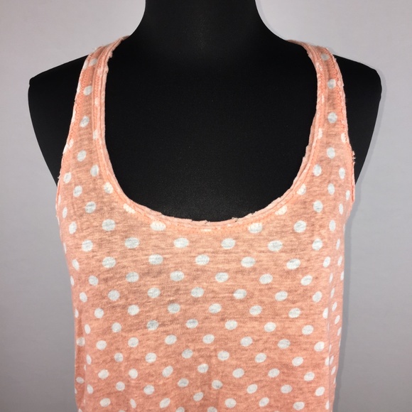 Madewell S Linen Tank Top Polka Dot 73600 - Picture 2 of 8